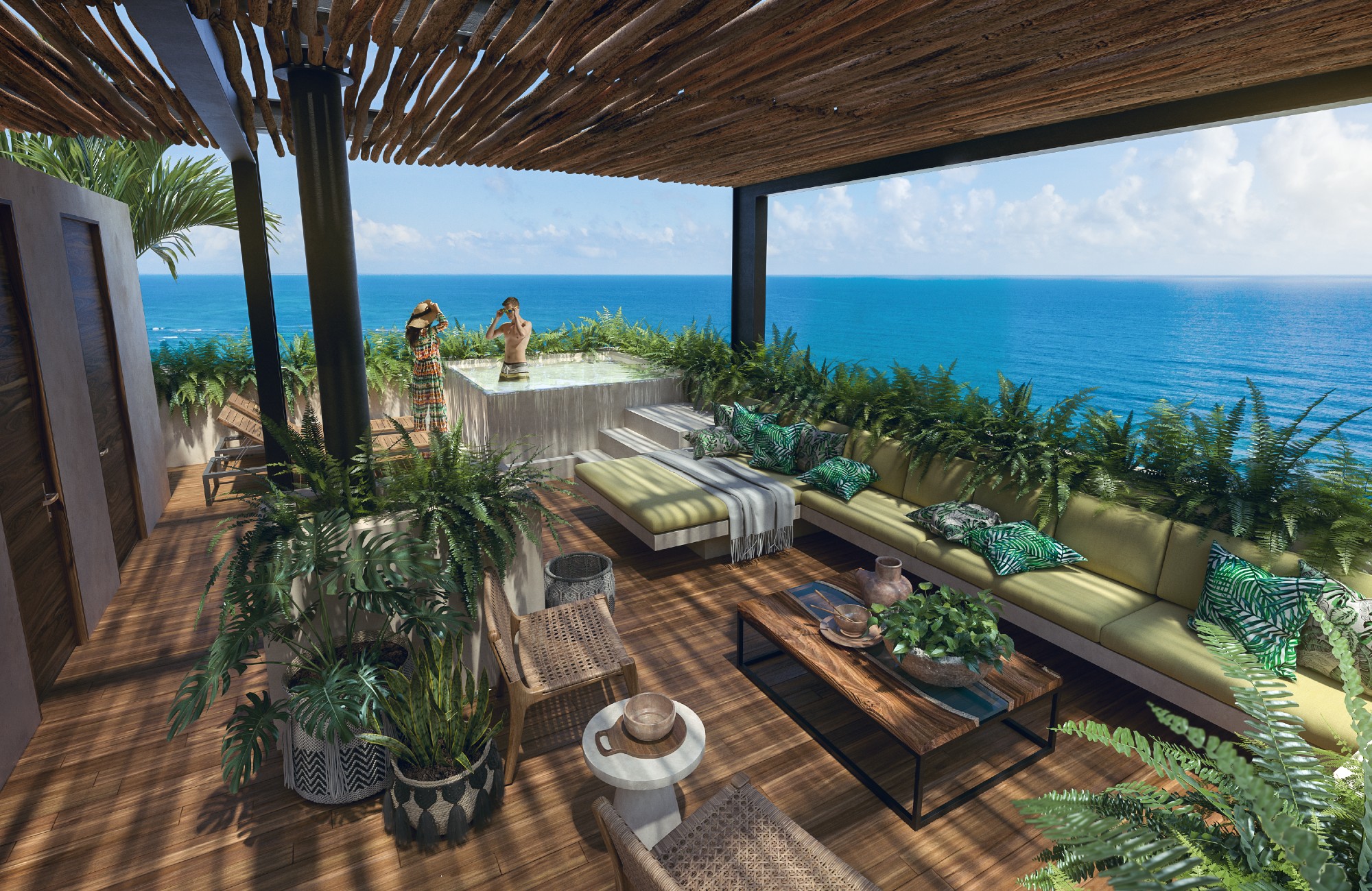 Beachfront Properties for Sale in Tulum, Quintana Roo, Mexico.